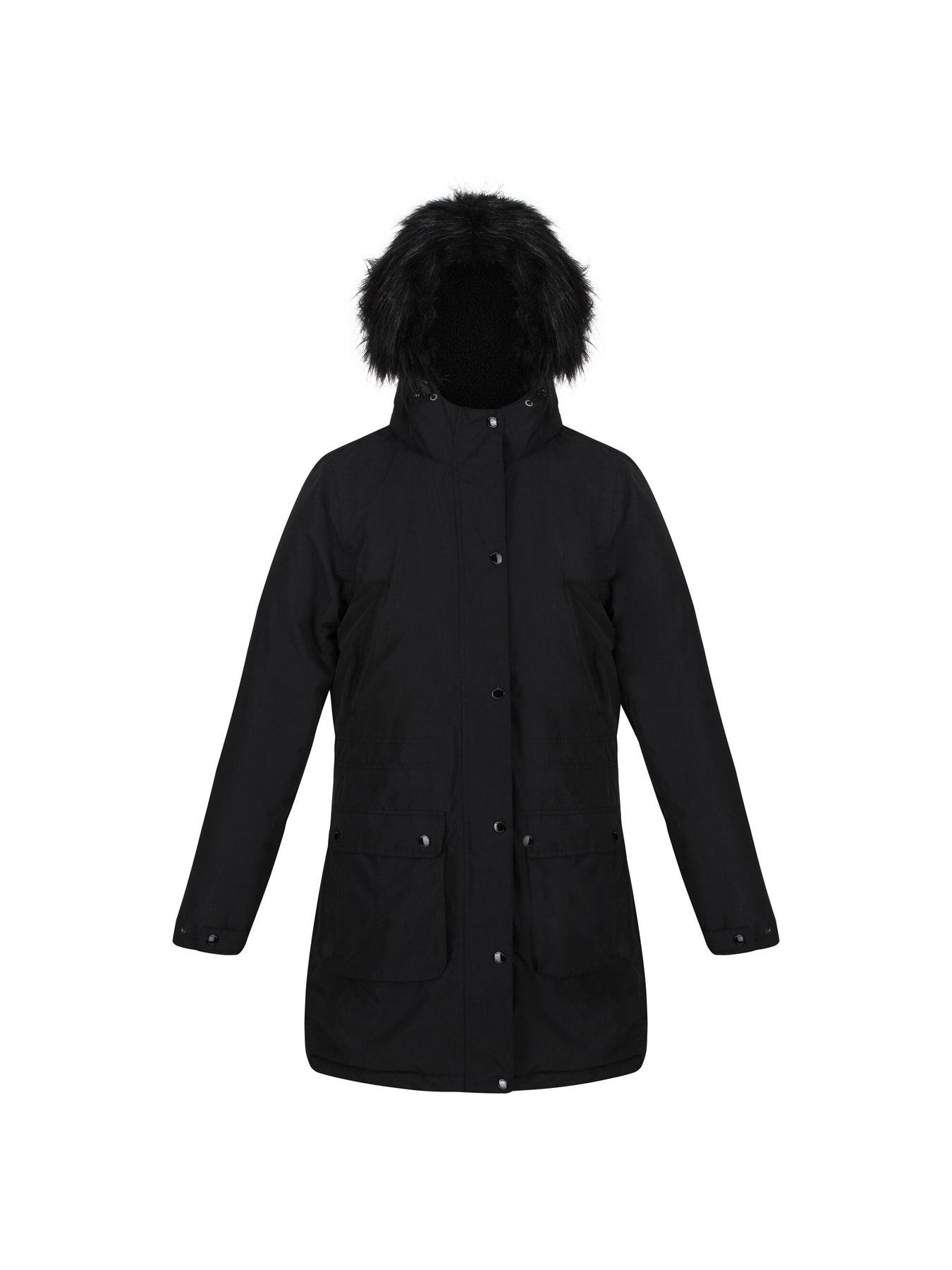Image 4 of 4 of Regatta Voltera Waterproof Insulated Heated Parka Jacket - Black