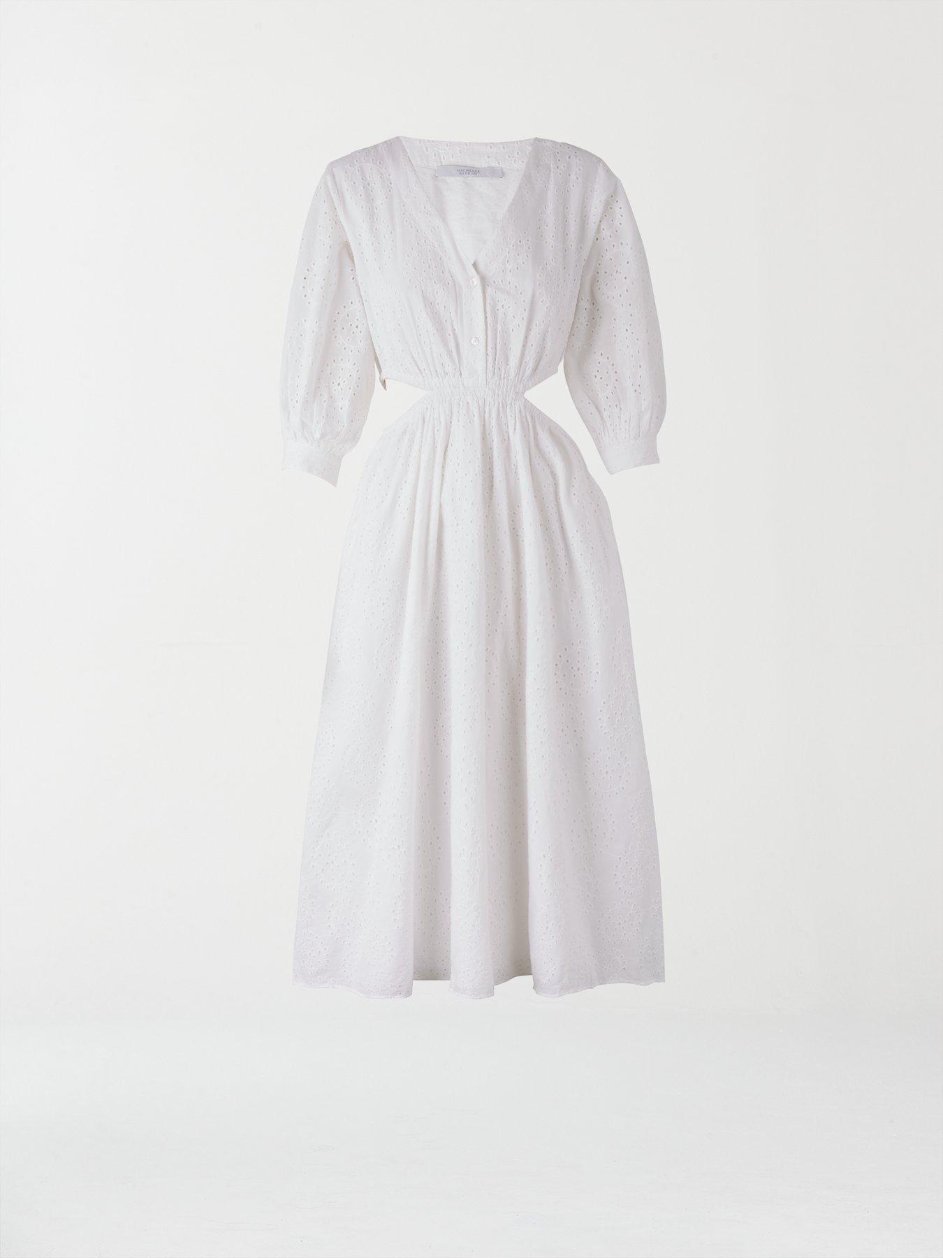 michelle keegan broderie dress