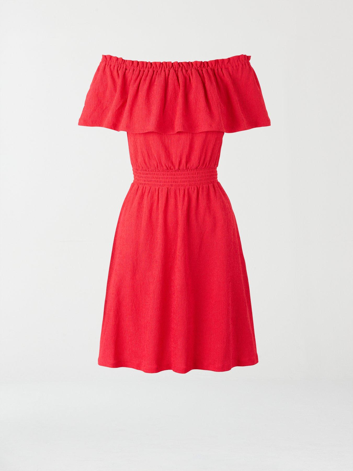 michelle keegan pink bardot dress