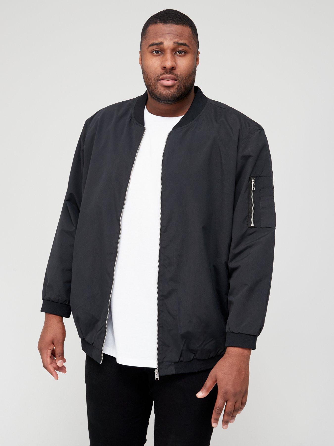 Jack & jones black hotsell bomber jacket