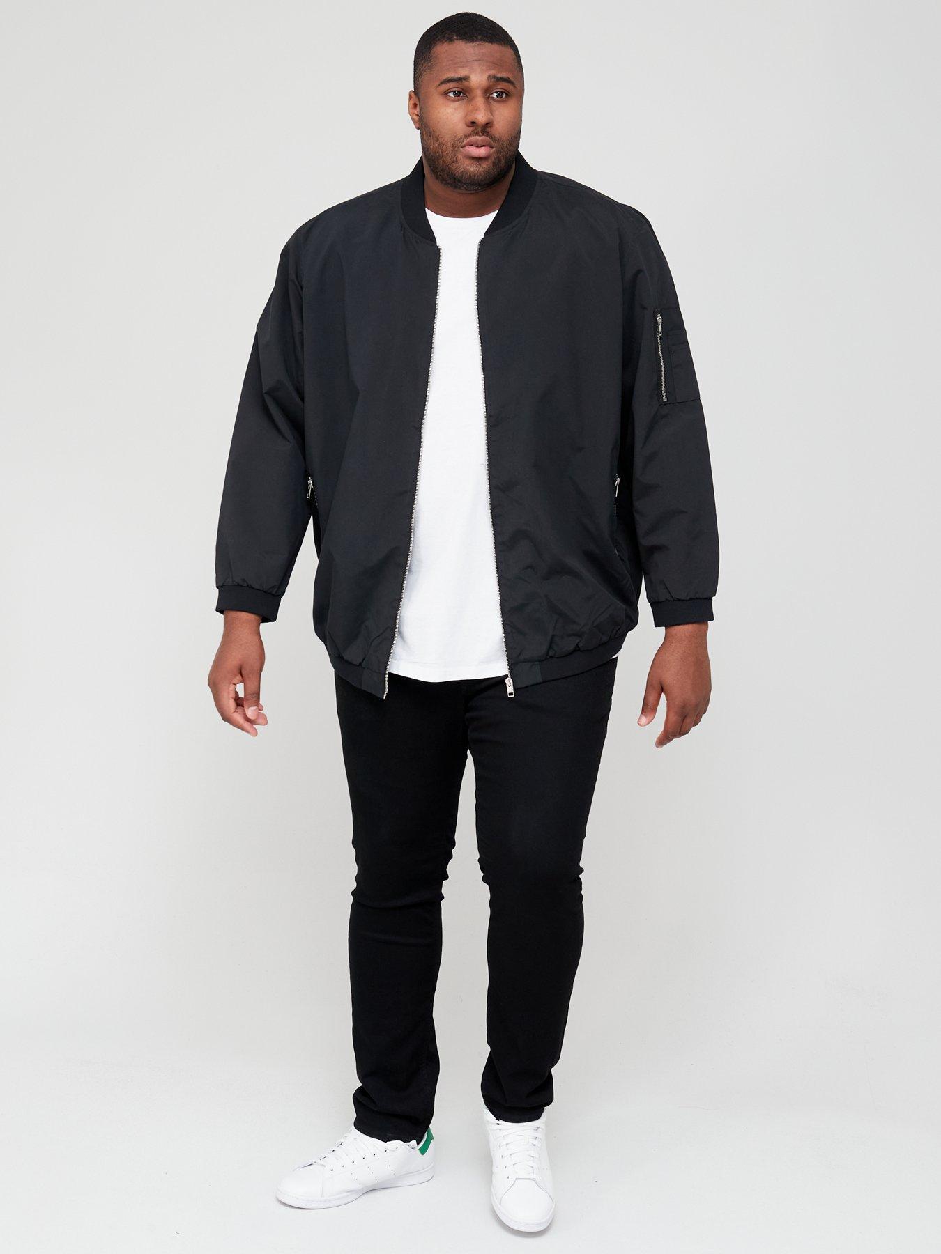 Plus Bomber Jacket Black