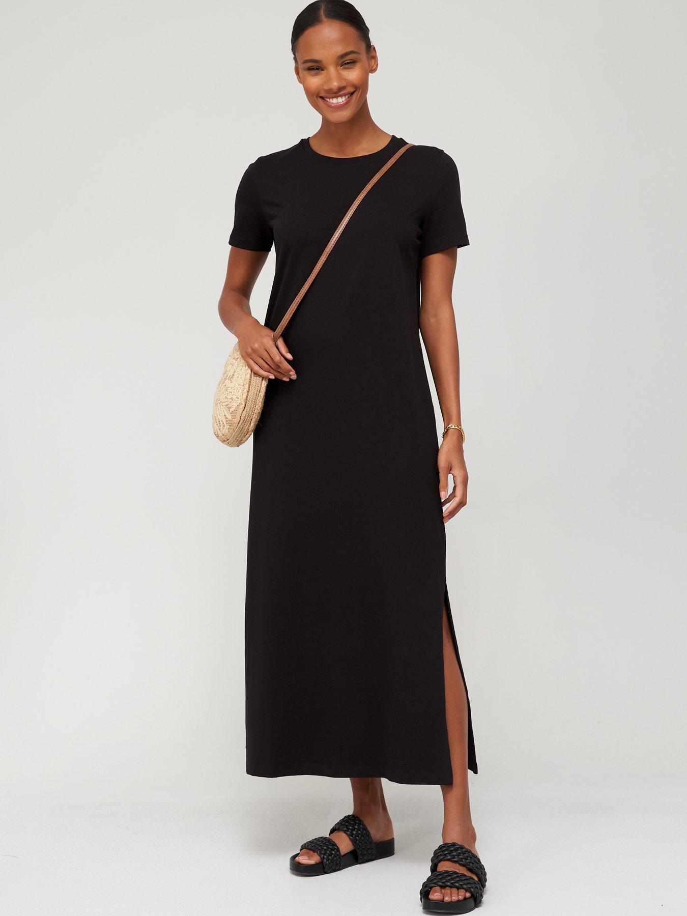 midi cotton t shirt dress