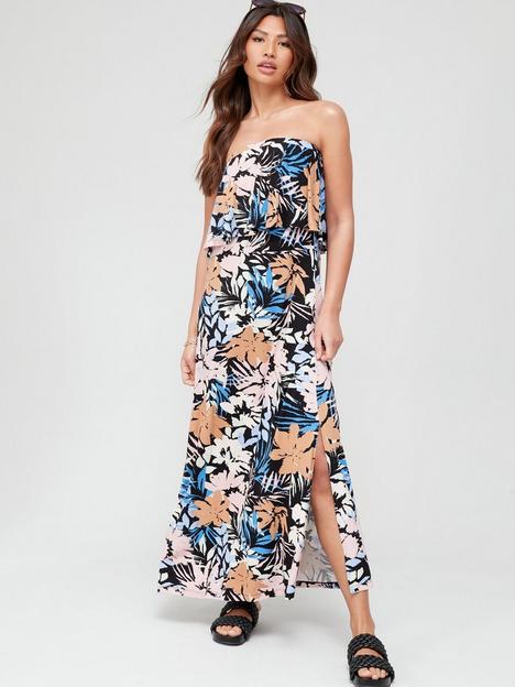 v-by-very-frill-maxi-bandeau-dress-floralnbsp
