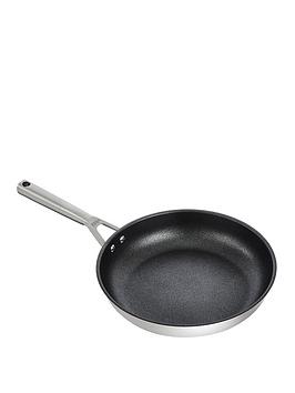 Product photograph of Ninja Foodi Zerostick Stainless Steel 30cm Frying Pan Non Stick - C60030uk from very.co.uk