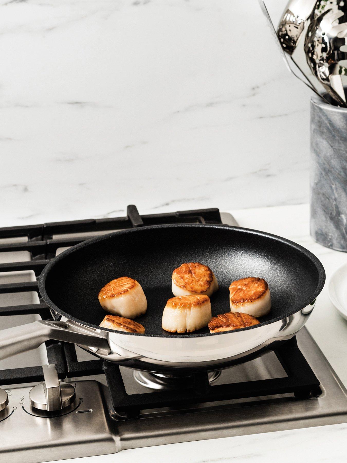 Image 2 of 6 of NINJA Foodi ZEROSTICK 30cm Frying Pan, non stick - Stainless Steel C60030UK