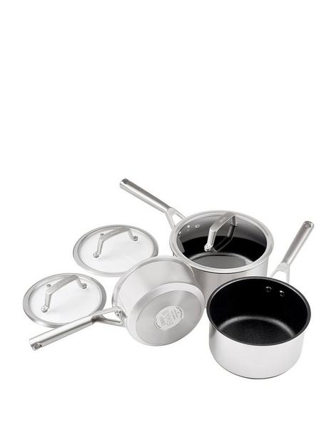 ninja-foodi-zerostick-stainless-steel-3-piece-pan-set-161820cm-saucepans-non-stick--nbspc63000uk