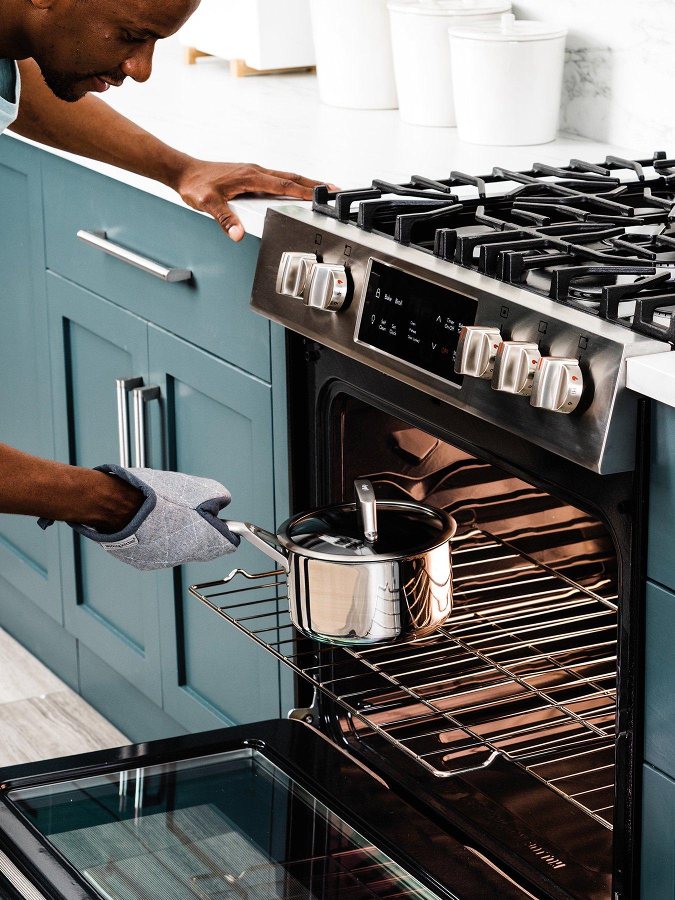 Image 3 of 5 of NINJA Foodi ZEROSTICK Stainless Steel 3 Piece Pan set - 16/18/20cm Saucepans, non stick -&nbsp;C63000UK