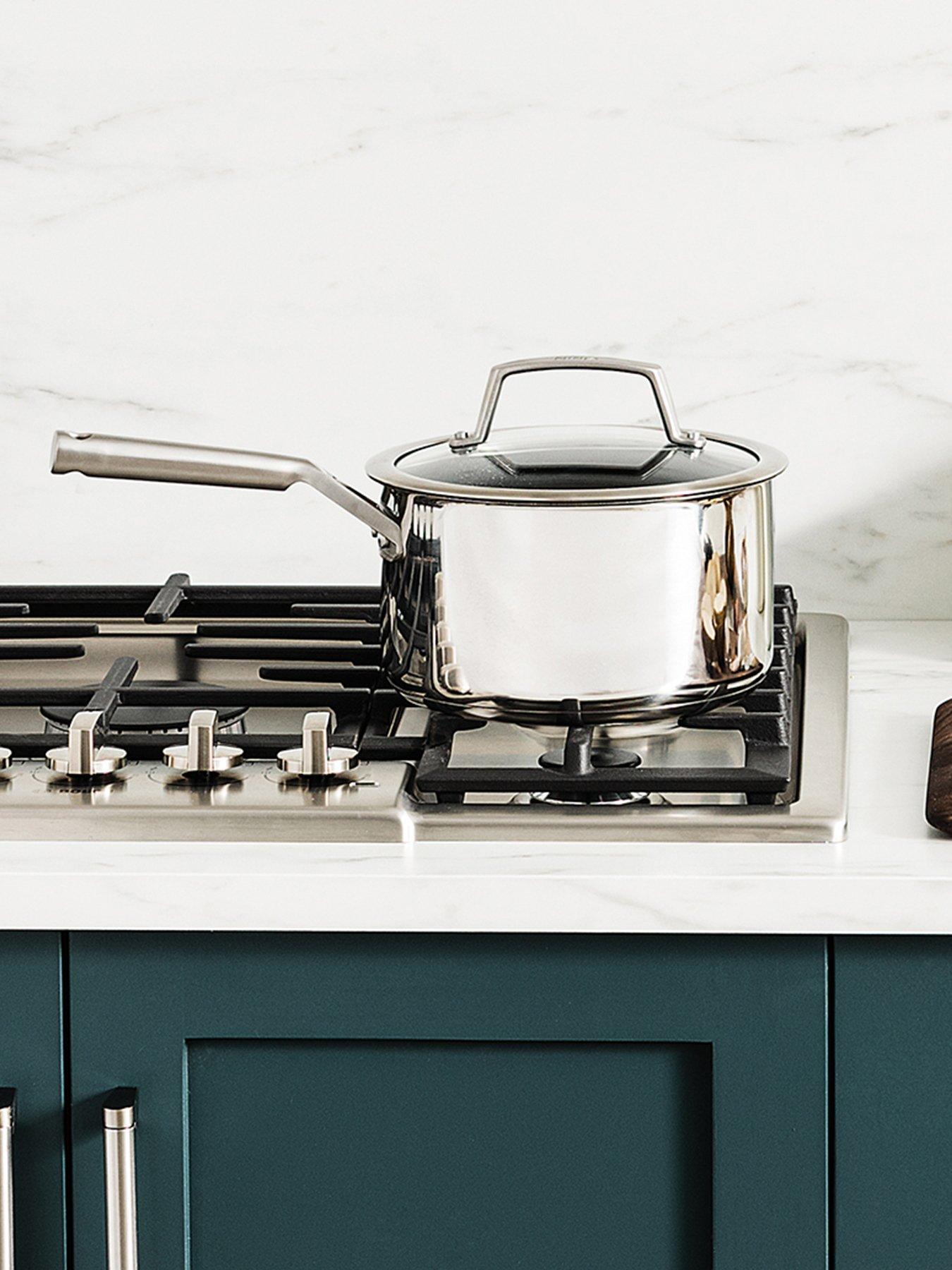 Image 5 of 5 of NINJA Foodi ZEROSTICK Stainless Steel 3 Piece Pan set - 16/18/20cm Saucepans, non stick -&nbsp;C63000UK
