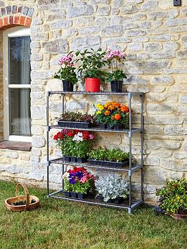 Product photograph of Smart Garden 4 Tier Grozone Shelving from very.co.uk