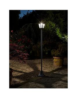 Product photograph of Smart Solar Whitehall Solar Lamp Post With 365 Technology - 100 Lumen Output from very.co.uk