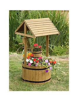 Product photograph of Smart Garden Large Wishing Well Garden Ornament from very.co.uk