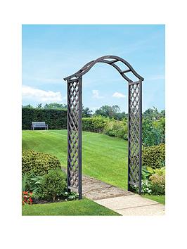 Smart Garden Woodland Garden Arch - Slate 2.21M