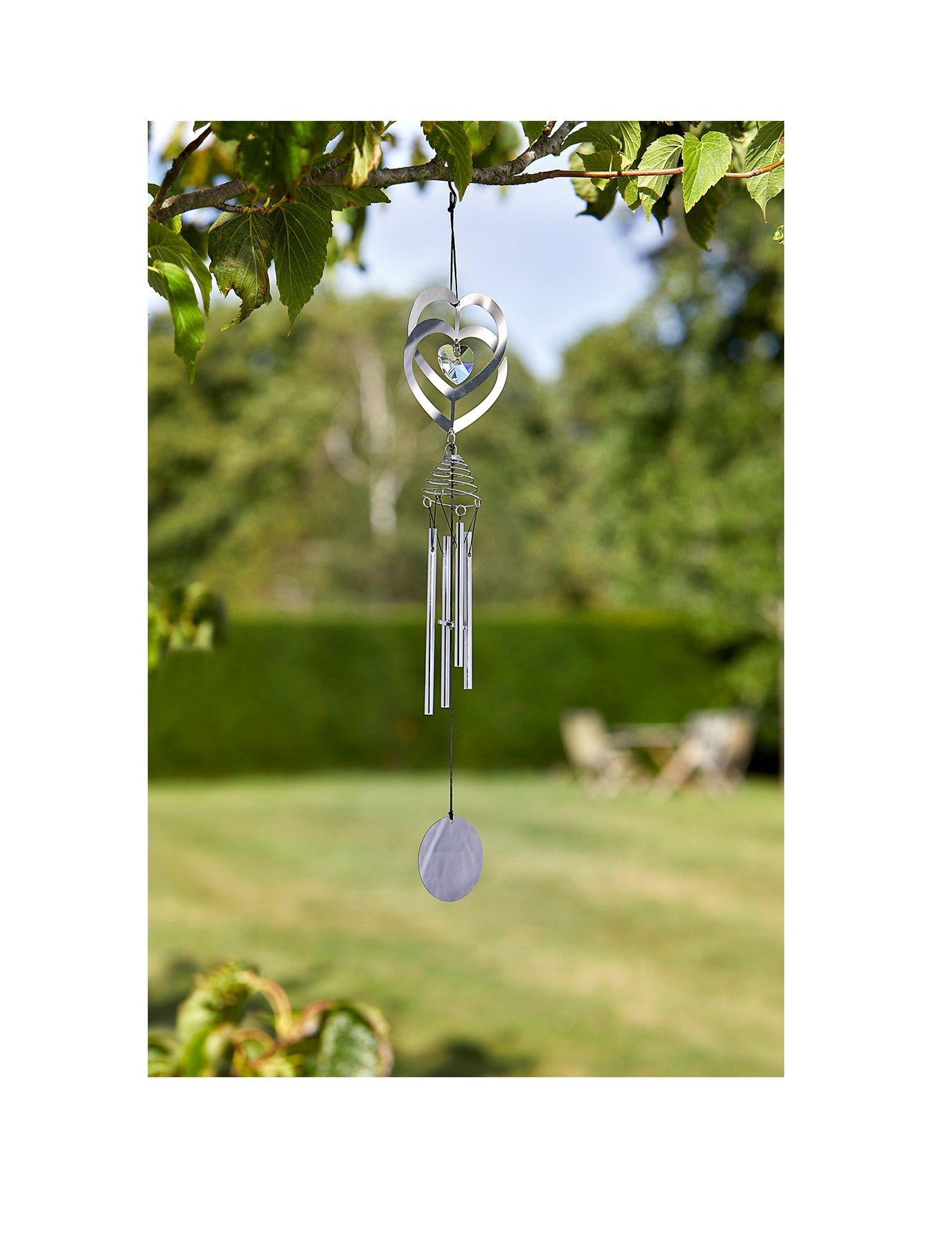 Image 1 of 1 of Smart Garden Crystal Heart Windchime