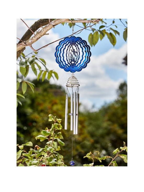 front image of smart-garden-dragonfly-windchime