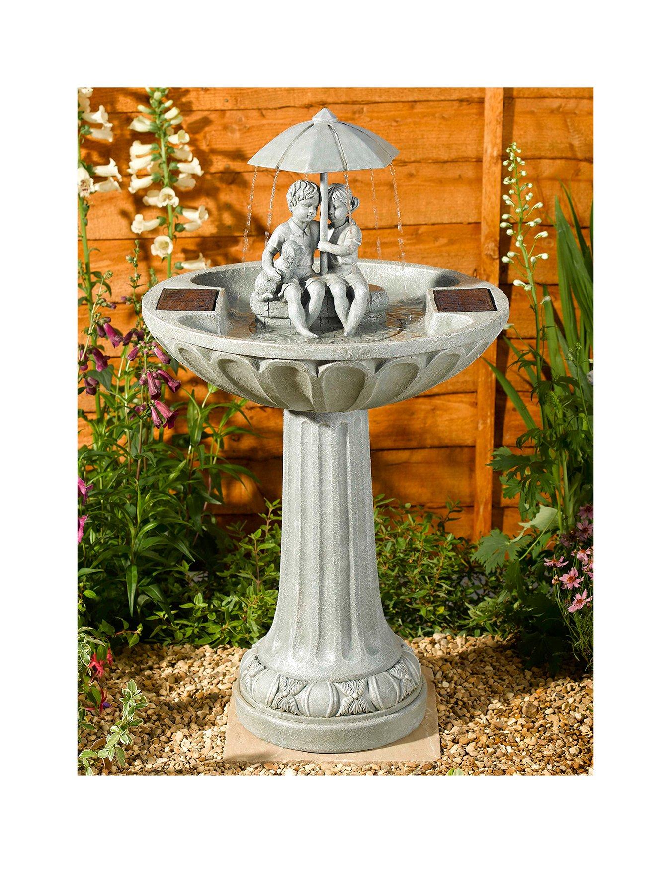 Image 1 of 1 of Smart Solar Umbrella Solar on Demand Water Feature