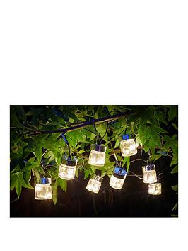 Product photograph of Smart Solar Firefly Jars Solar String Lights - Set Of 10 from very.co.uk
