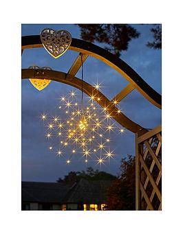 Product photograph of Smart Solar Starburst Solar Garden Pendant Light from very.co.uk