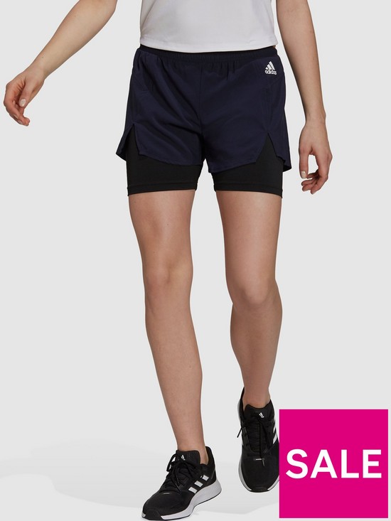 front image of adidas-2-in-1-short