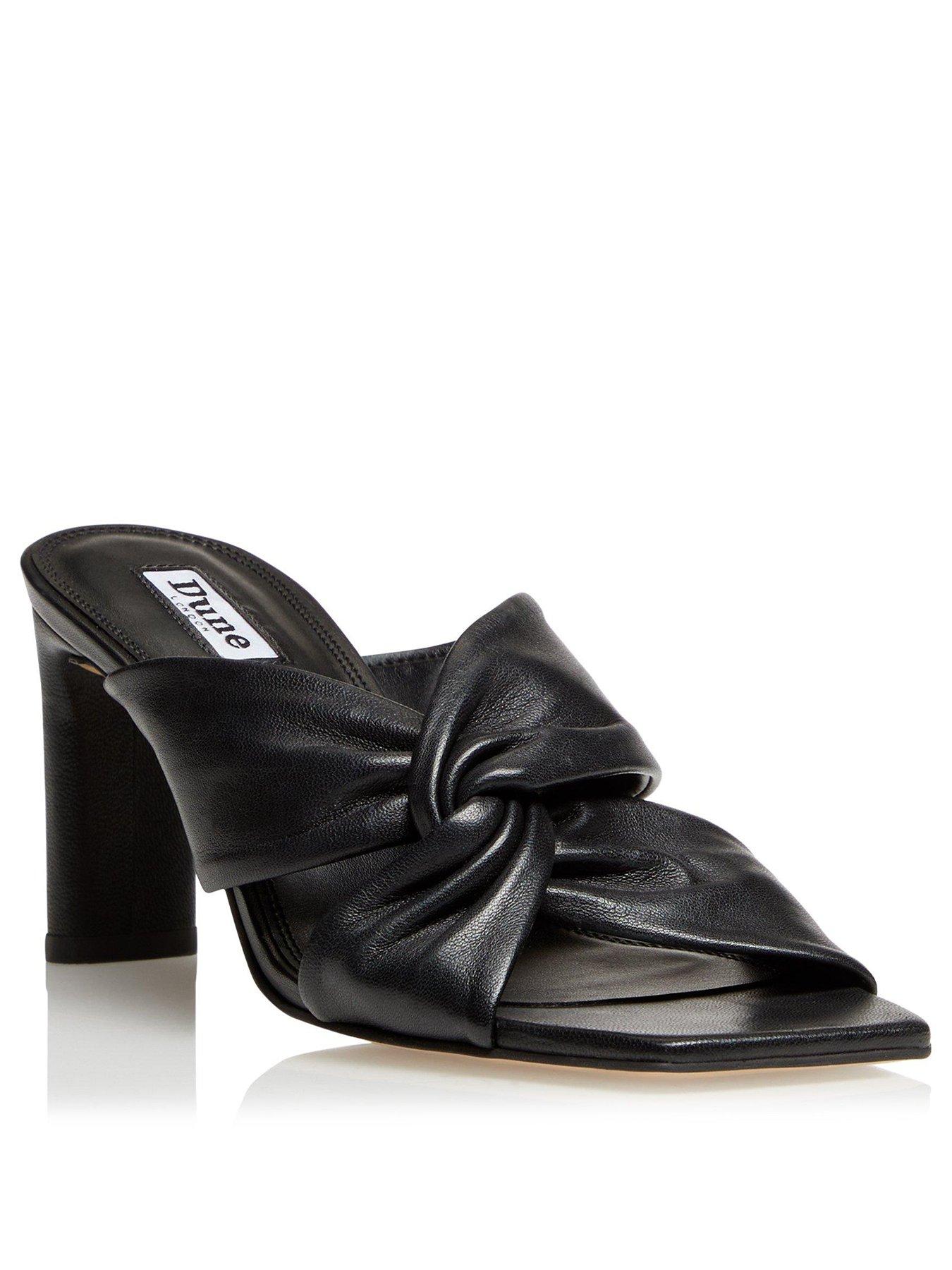 dune leather mules