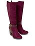  image of joe-browns-ruby-stretchy-back-boots-red
