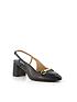  image of dune-london-cassie-leather-snaffle-open-court-shoe-black