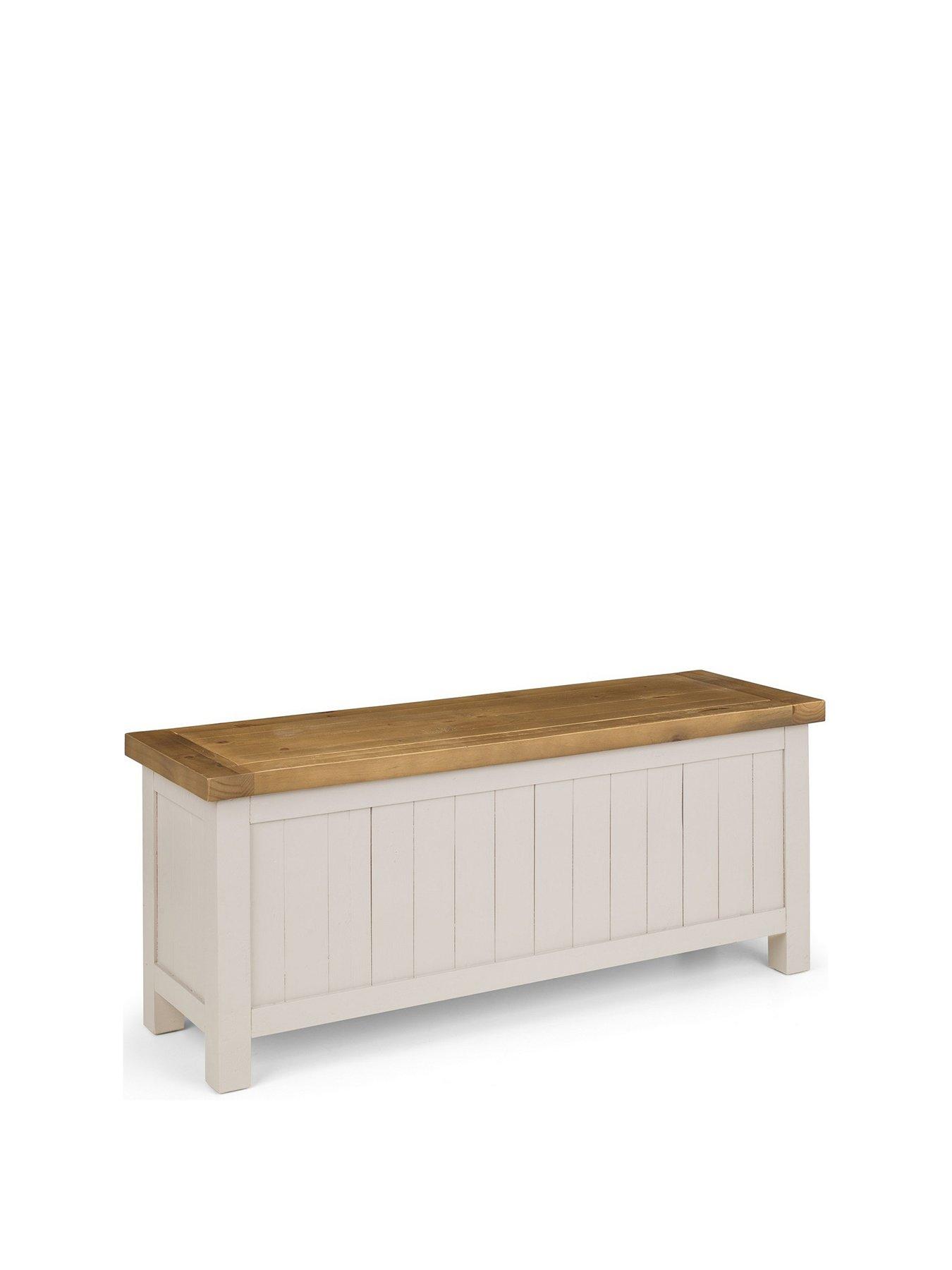 Product photograph of Julian Bowen Aspen Ready Assembled Storage Bench from very.co.uk