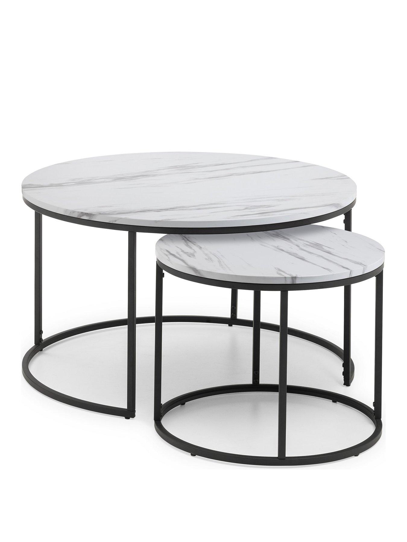 Image 2 of 3 of Julian Bowen Bellini Round Nesting Coffee Table