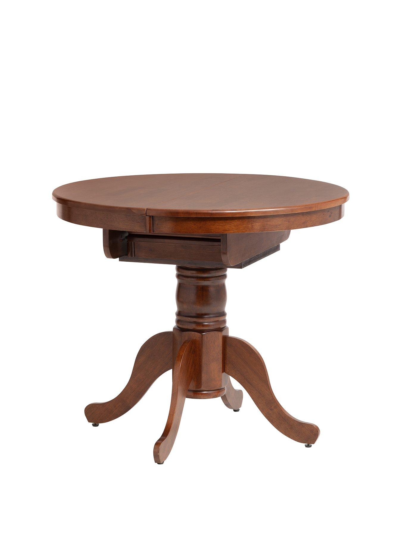 Julian Bowen Canterbury Round To Oval Extending Table
