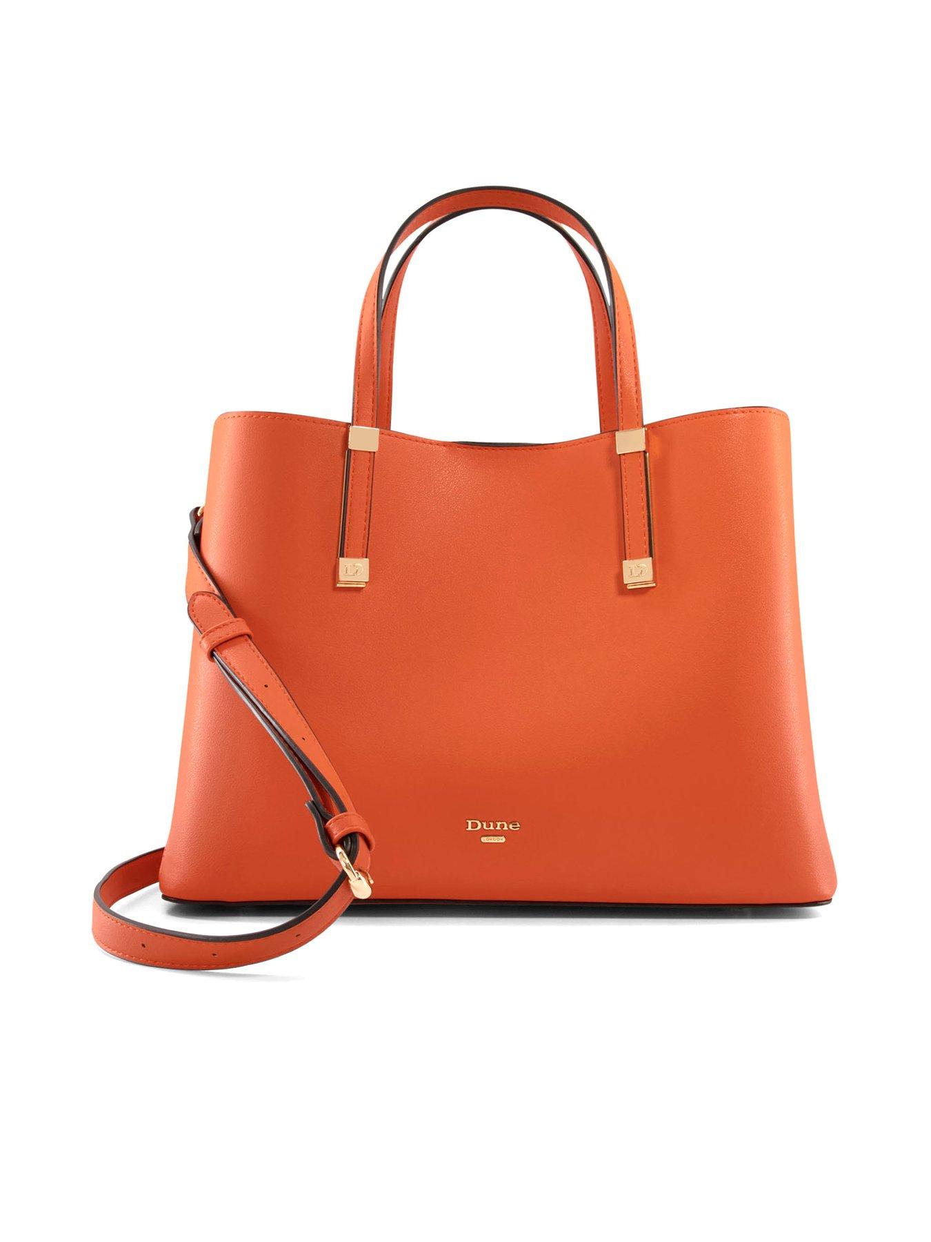 Dorrie Large Unlined Tote Orange