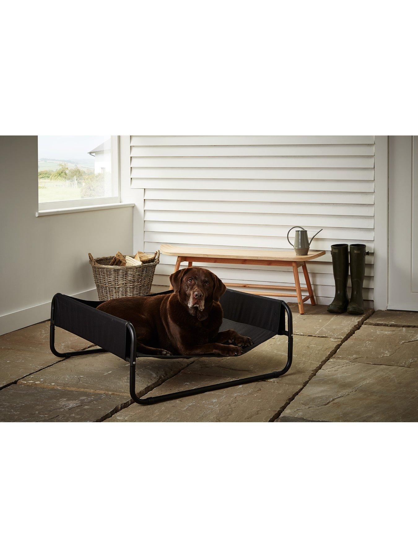 Raised dog bed with sides best sale