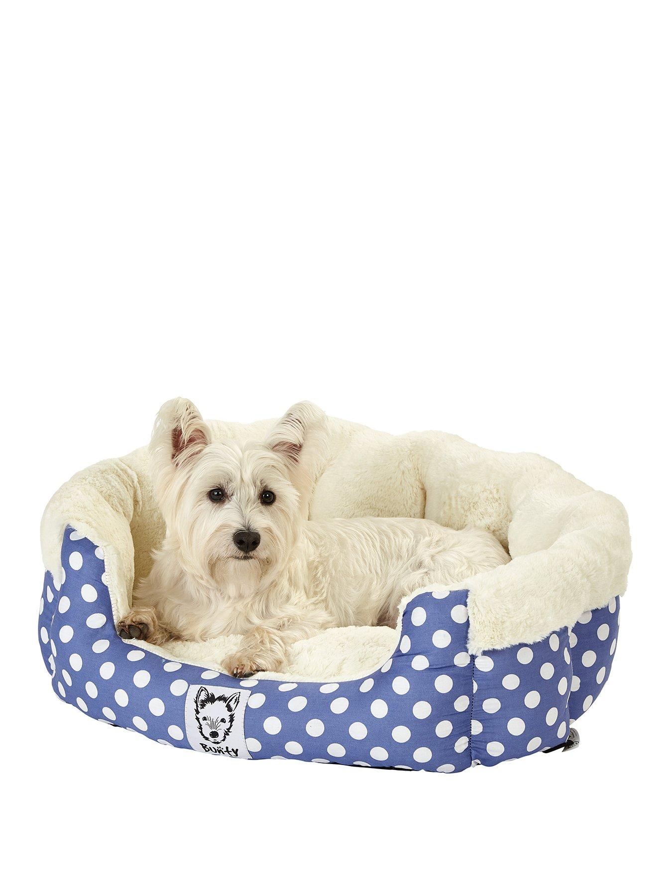 Product photograph of Bunty Deep Dream Pet Bed Blue - Small from very.co.uk