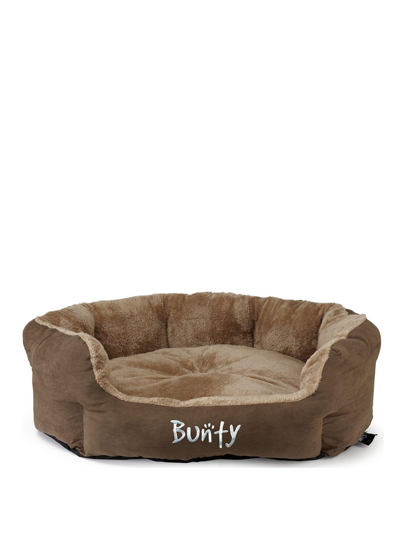 Product photograph of Bunty Polar Pet Bed Brown - Extra Large from very.co.uk