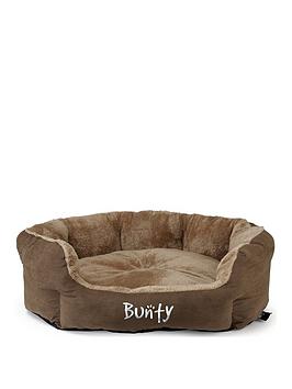 Product photograph of Bunty Polar Pet Bed - Brown - Extra Large from very.co.uk