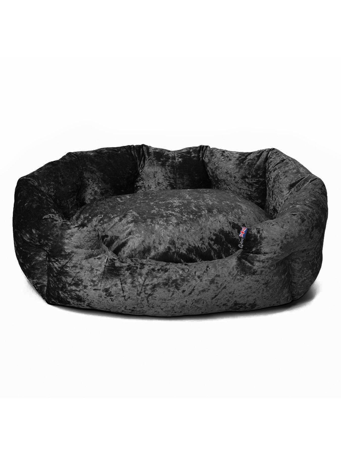 Dog bed crushed clearance velvet