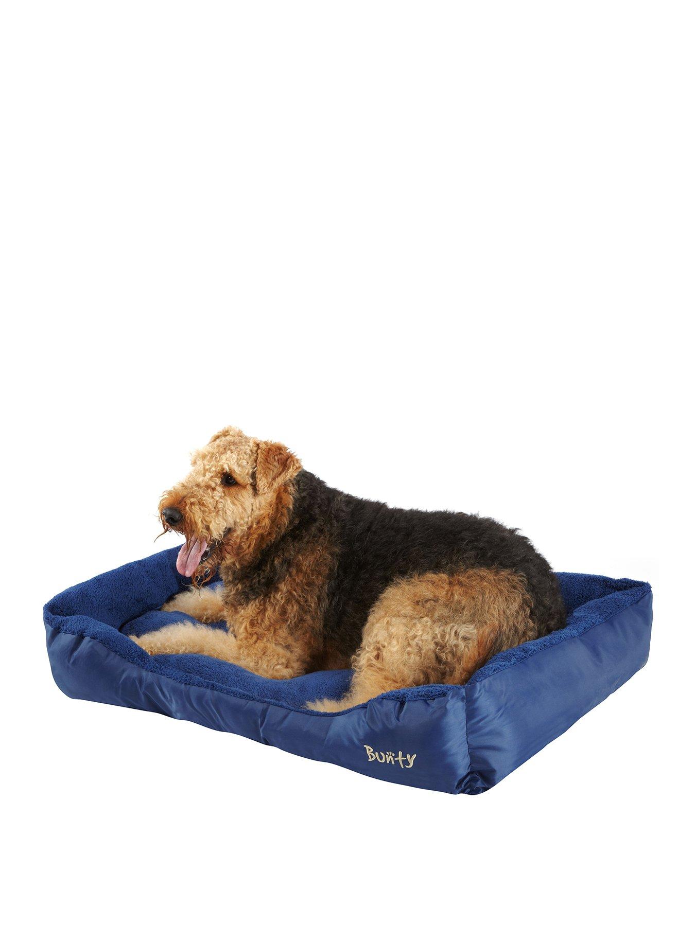 Product photograph of Bunty Deluxe Pet Bed Blue - Small from very.co.uk