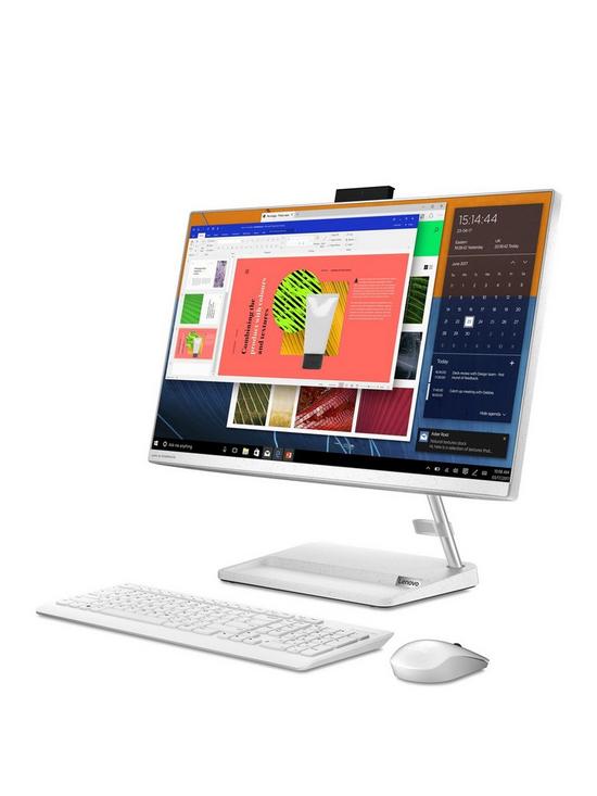 front image of lenovo-ideacentre-aio-3i-all-in-one-pc-24in-full-hdnbspintel-core-i3nbsp4gb-ramnbsp256gb-fast-ssd-storage