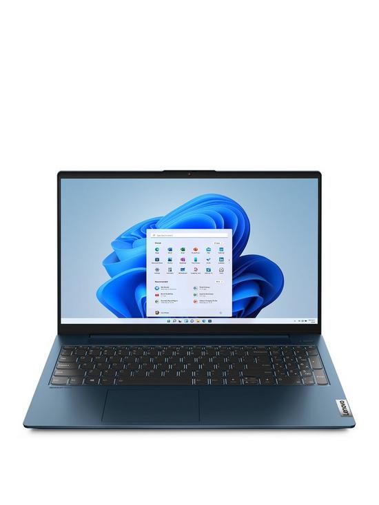 front image of lenovo-ideapad-5-laptop-156in-fhd-amd-ryzen-5-5500unbsp8gb-ram-256gb-fast-ssd-storage