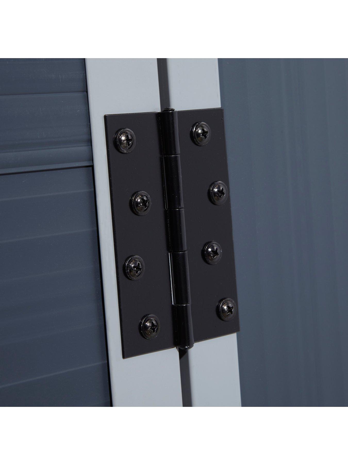 Image 6 of 6 of Rowlinson Airevale 8x6&nbsp;ft&nbsp;Apex Plastic Garden&nbsp;Shed - Dark Grey