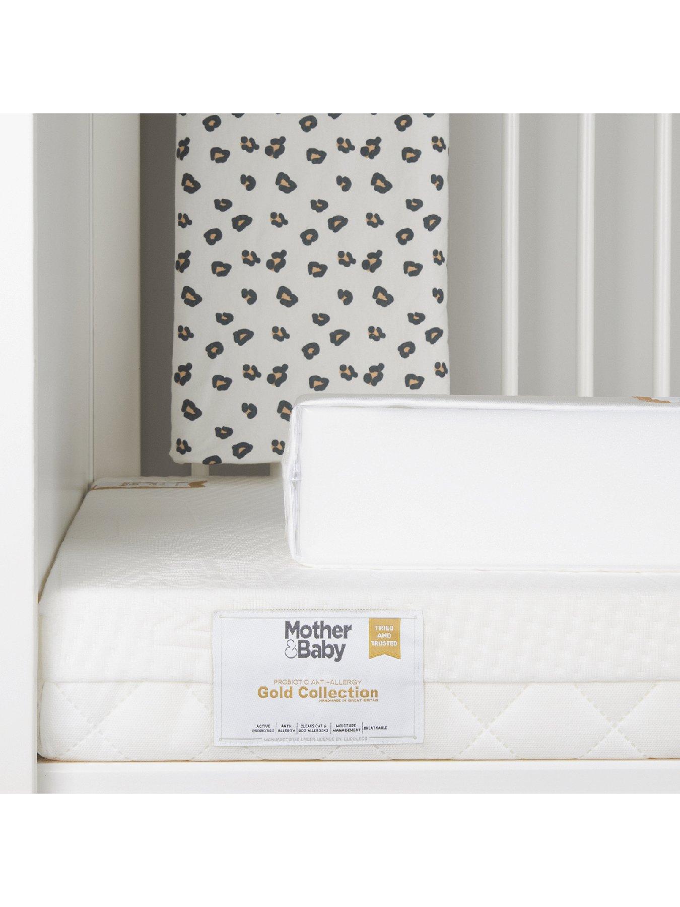 Product photograph of Mother Baby First Gold Anti-allergy Foam Cot Mattress from very.co.uk