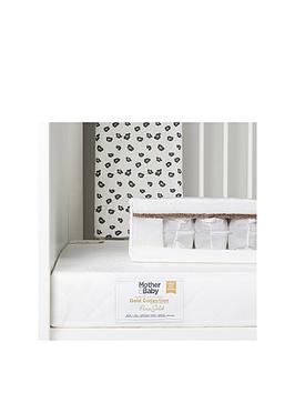 Mother&Baby Pure Gold Anti-Allergy Coir Pocket Sprung Cot Bed Mattress