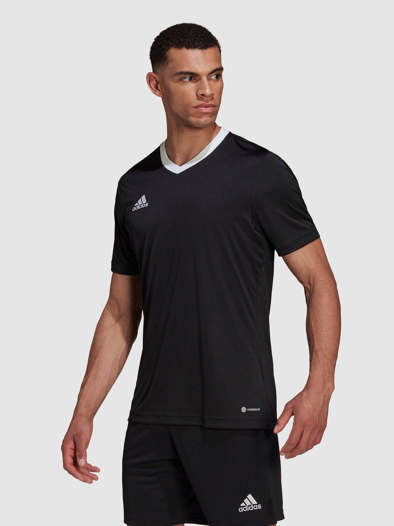 adidas Mens Entrada 22 Training Tee - Black