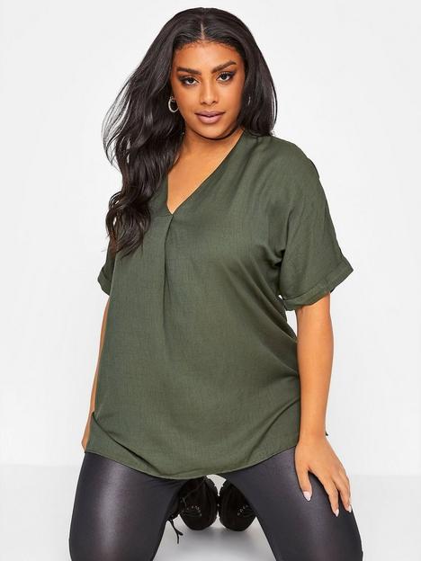 yours-clothing-grown-on-sleeve-blouse