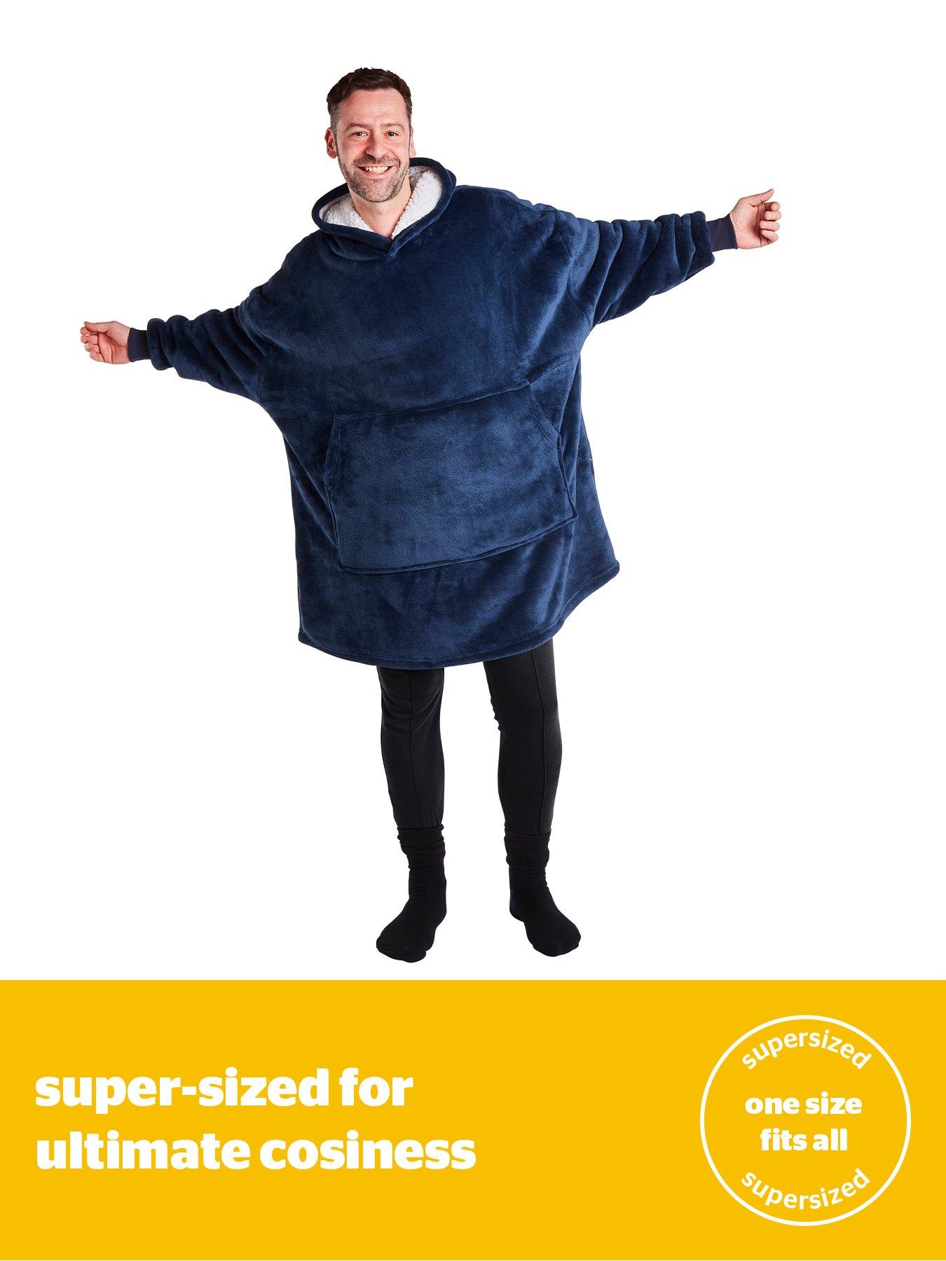 Silentnight Oversized Fleece Hoodie Navy Very