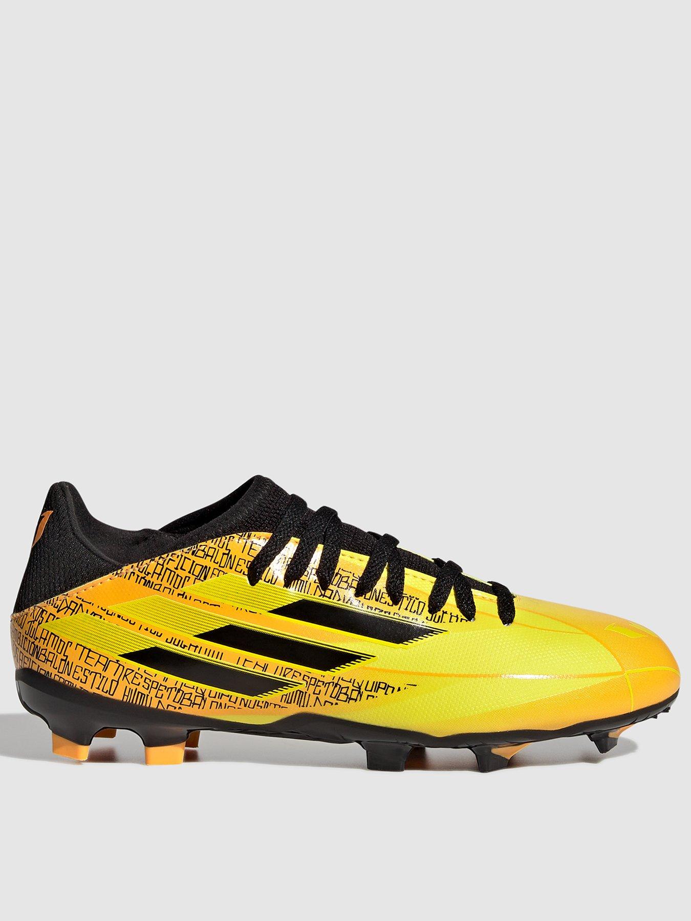 adidas JUNIOR MESSI X LACELESS SPEED FORM.3 FIRM GROUND FOOTBALL BOOT
