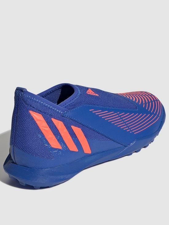 stillFront image of adidas-junior-predator-laceless-203-astro-turf-football-boots-blue
