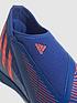  image of adidas-junior-predator-laceless-203-astro-turf-football-boots-blue
