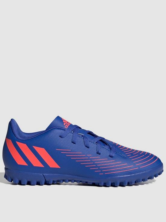 front image of adidas-junior-predator-204-astro-turf-football-boots-blue