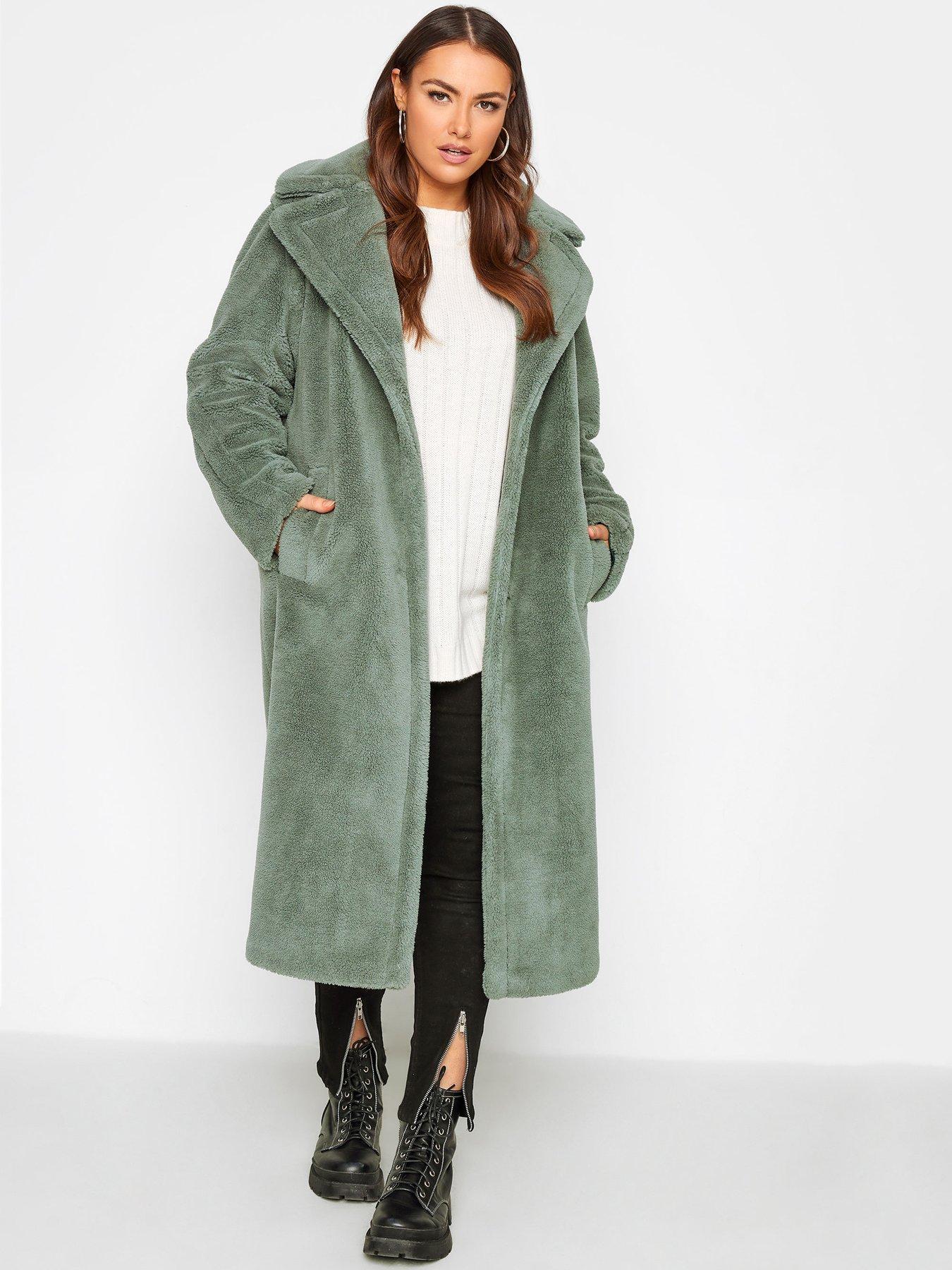 teddy coat maxi