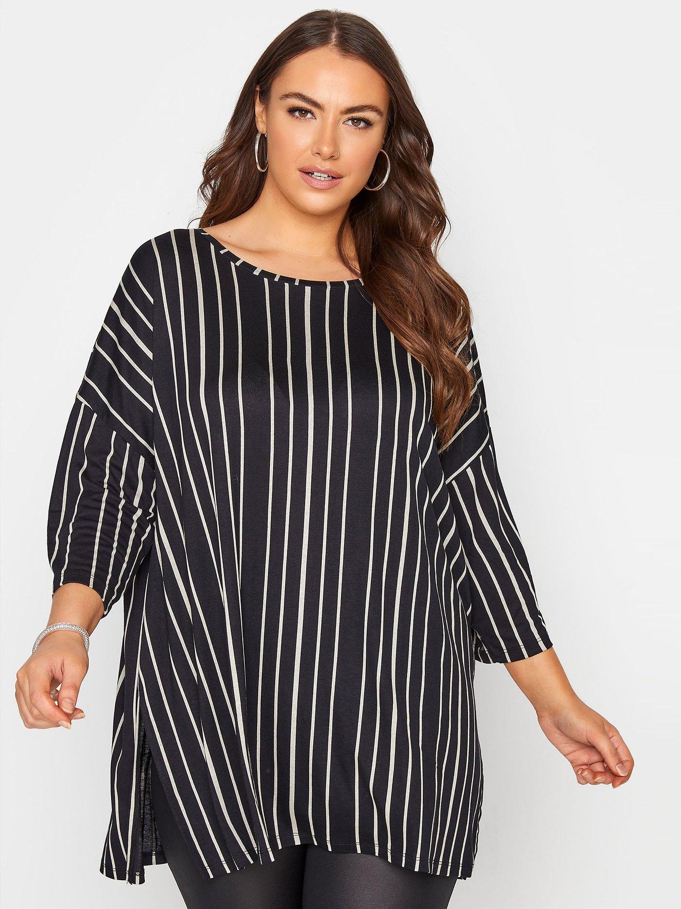 black plus size tops uk