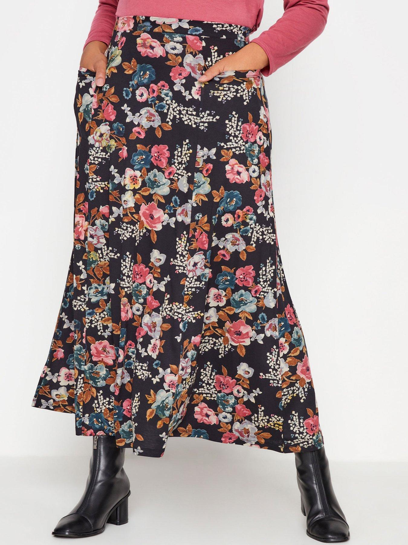 Women Clothing Floral Print Skirt